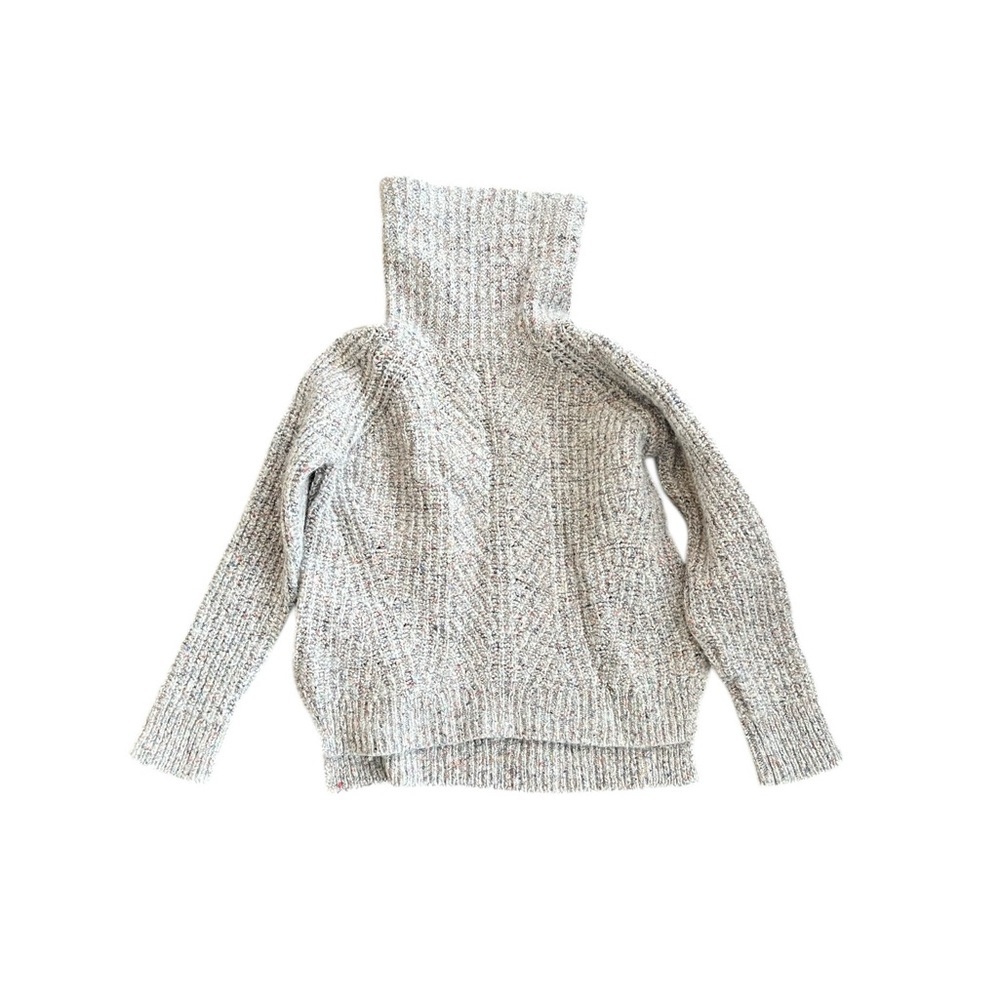 Madewell Colorfleck Ribbed Turtleneck Sweater Size XS